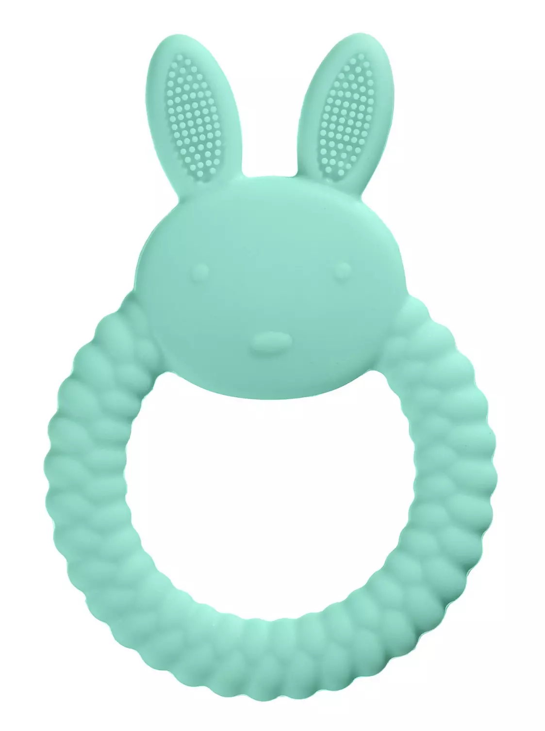 Прорезыватель силиконовый Bunny Elly, мятный Uviton 0618/01