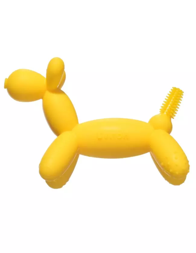 Прорезыватель силиконовый Pony baby, желтый Uviton 0628/01