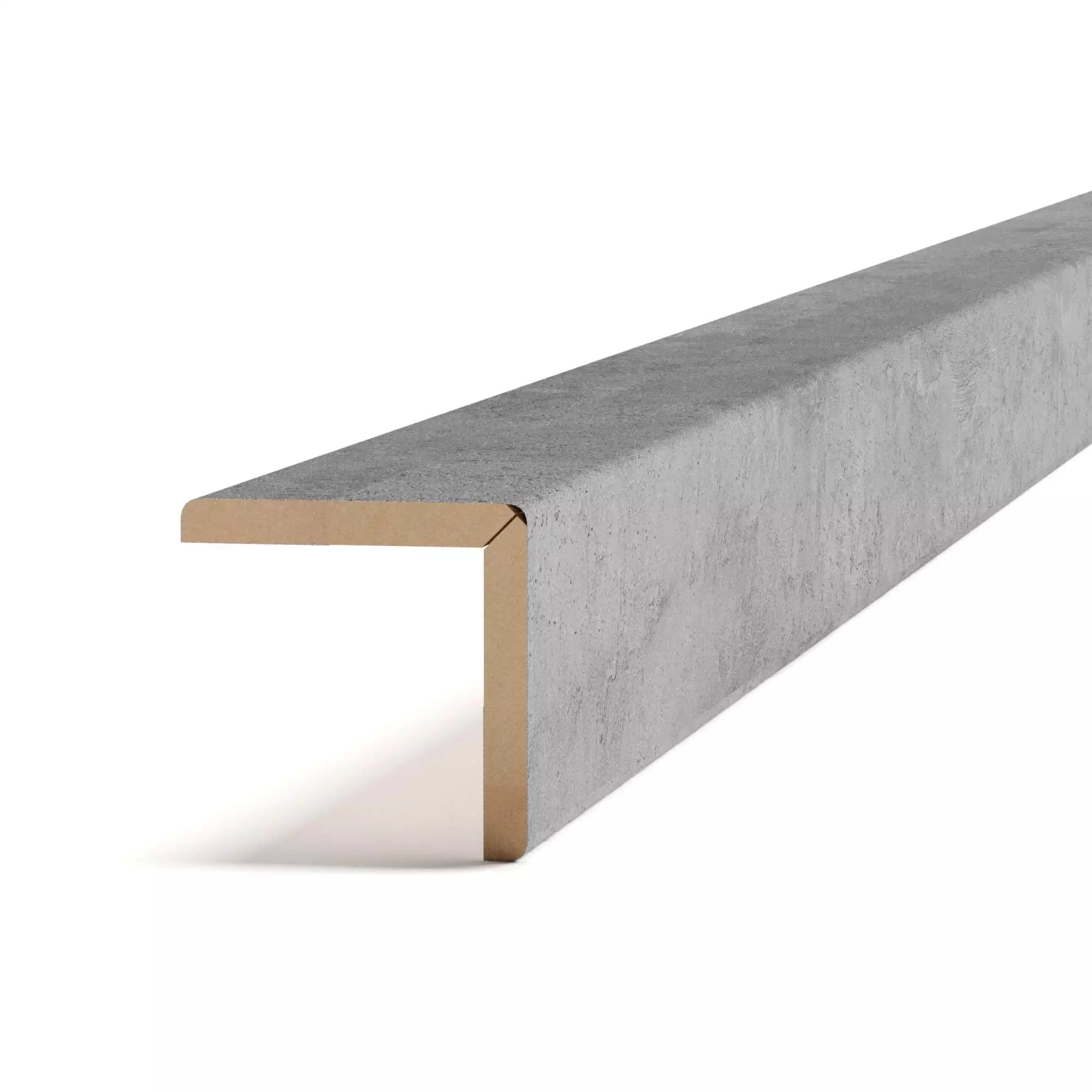 Угол МДФ универсальный STELLA Бетон Чикаго 2700х24х24 мм