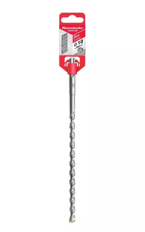 Бур SDS plus 10*260мм Rennbohr Duo 681026