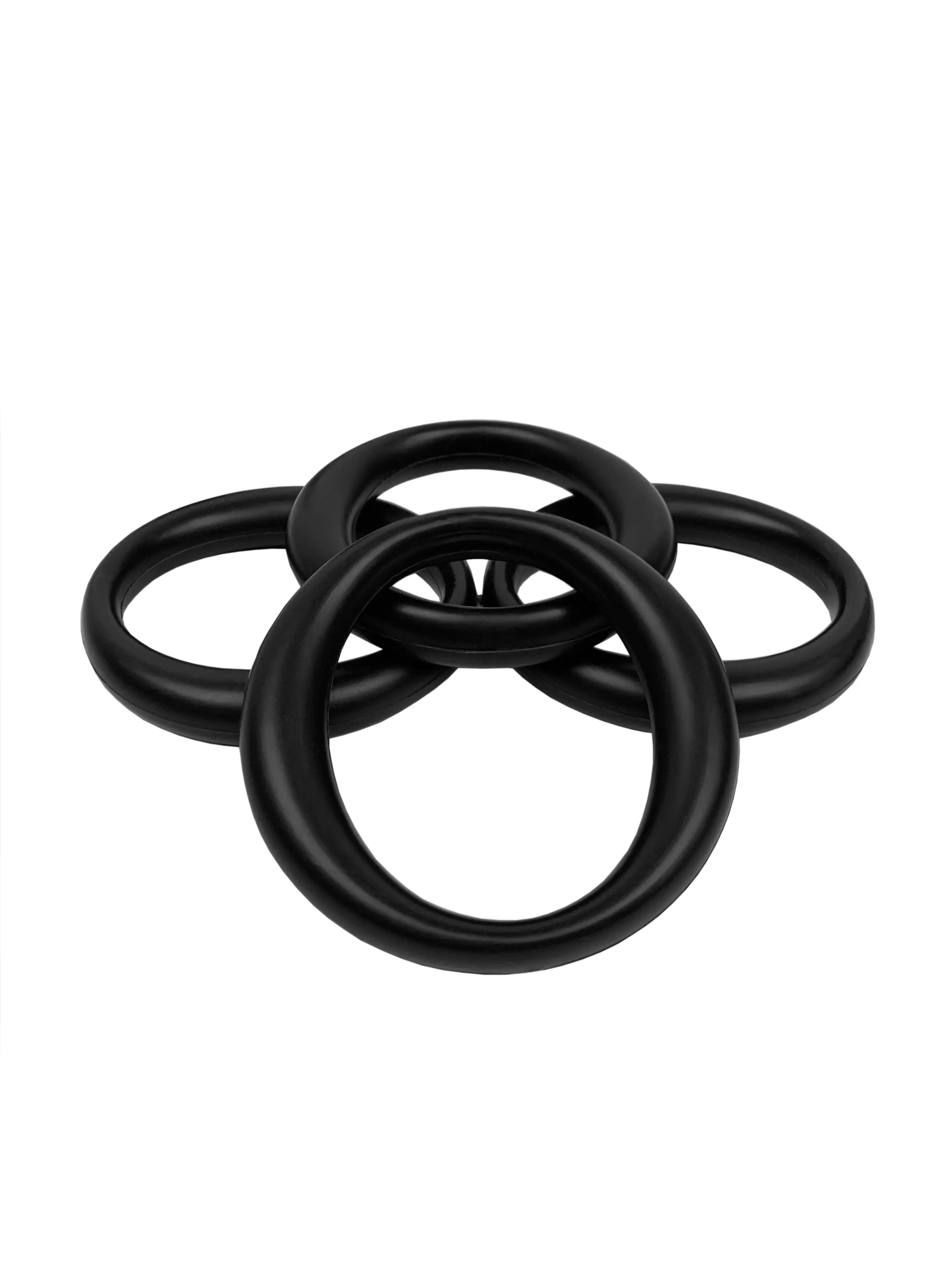 Кольца для карниза d=28 мм черный палисандр пластик (10шт) эра в упаковке