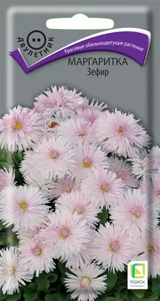 Семена цветов Маргаритка Зефир 0.05гр(Поиск)