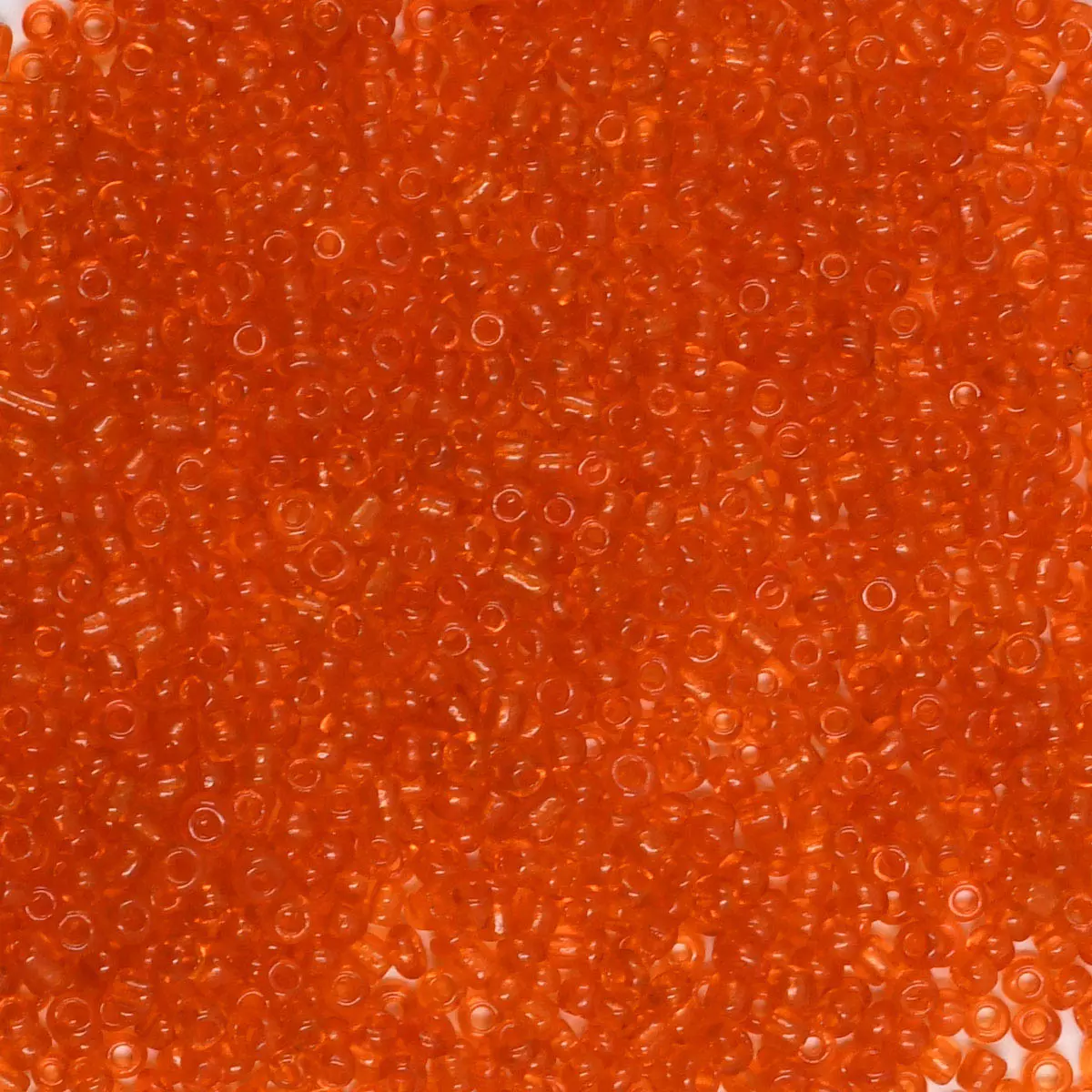 Бисер (стекло) 11/0, 20г, 9Вт.оранжевый/прозрачный Astra&Craft