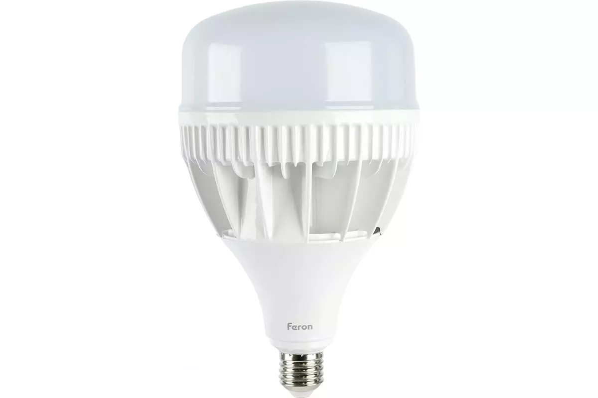 Светодиодная лампа Е27/Е40 220В 150Вт 6400К холодный свет FERON 38198