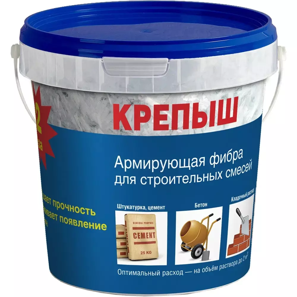 Армирующая добавка КРЕПЫШ 1 кг