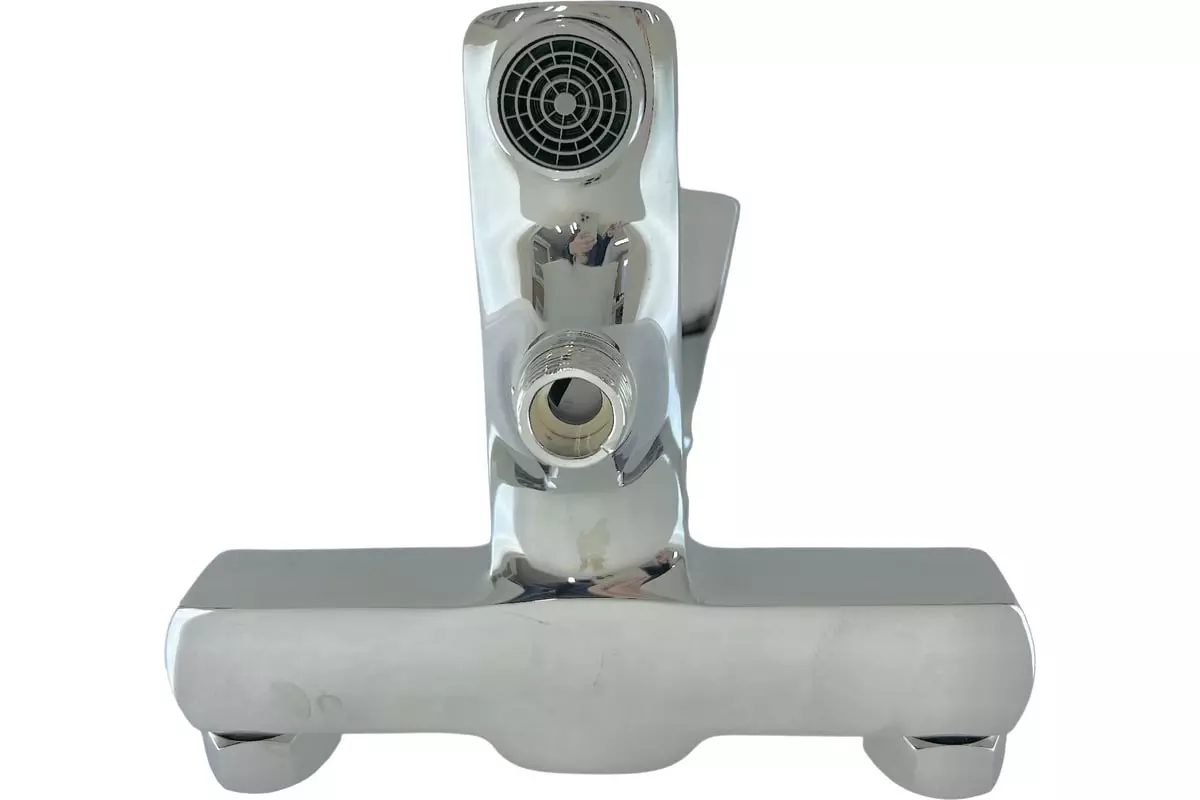 Смеситель для ванны с коротким изливом, хром, Rainsberg R1002F, силумин