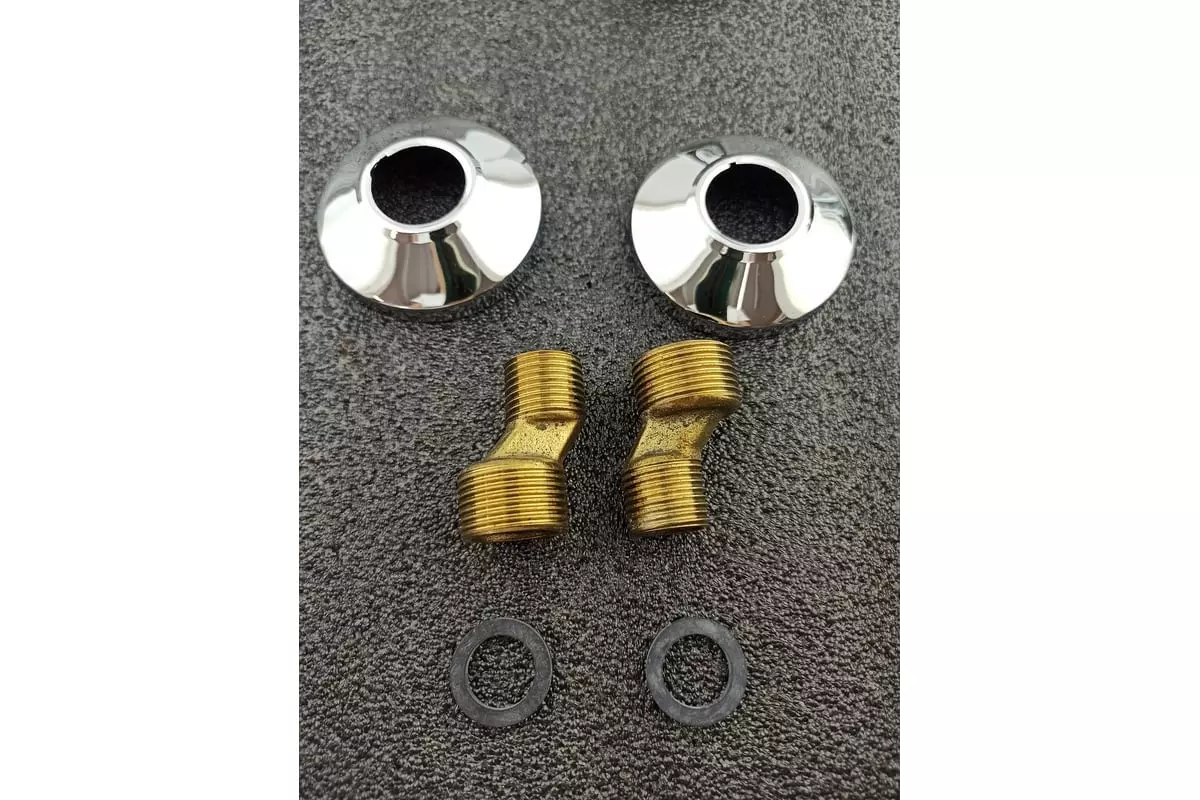 Смеситель для ванны, длинный излив 35 см, хром, Rainsberg R1023F, силумин