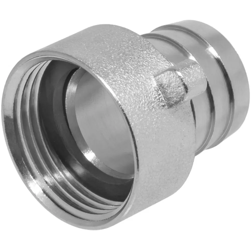 Штуцер для шланга 3/4&quot;латунный с нак.гайкой ВР 3/4&quot; с упл. кольцом MPF ДС.020004