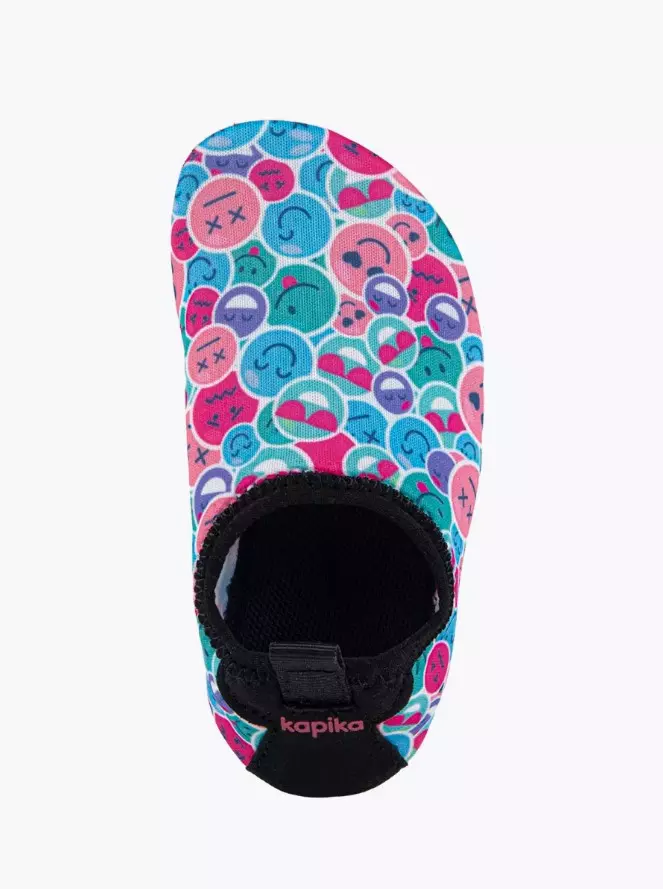 Аквашузы для девочек Kapika 82251-1 розовый-голубой  р-р 31