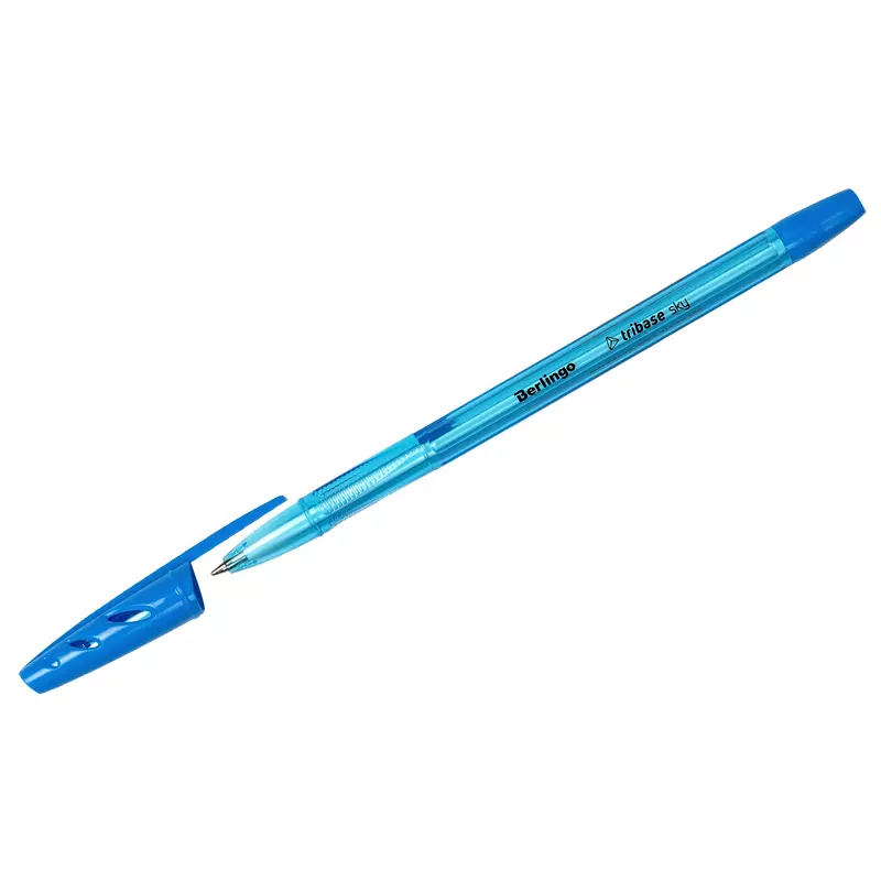 Ручка шариковая Berlingo &quot;Tribase Sky&quot; светло-синяя, 0,7мм CBp_70952
