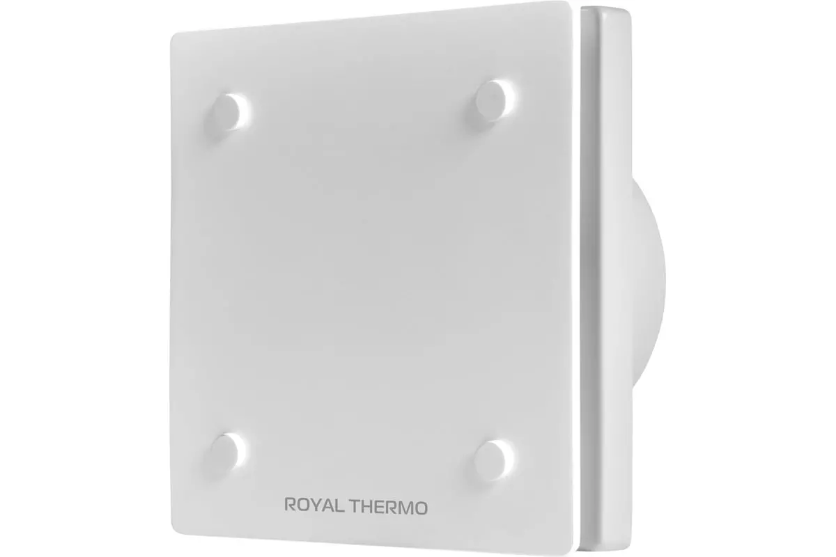 Вентилятор вытяжной накладной D-100 Royal Thermo RAFC 100 White, обратный клапан