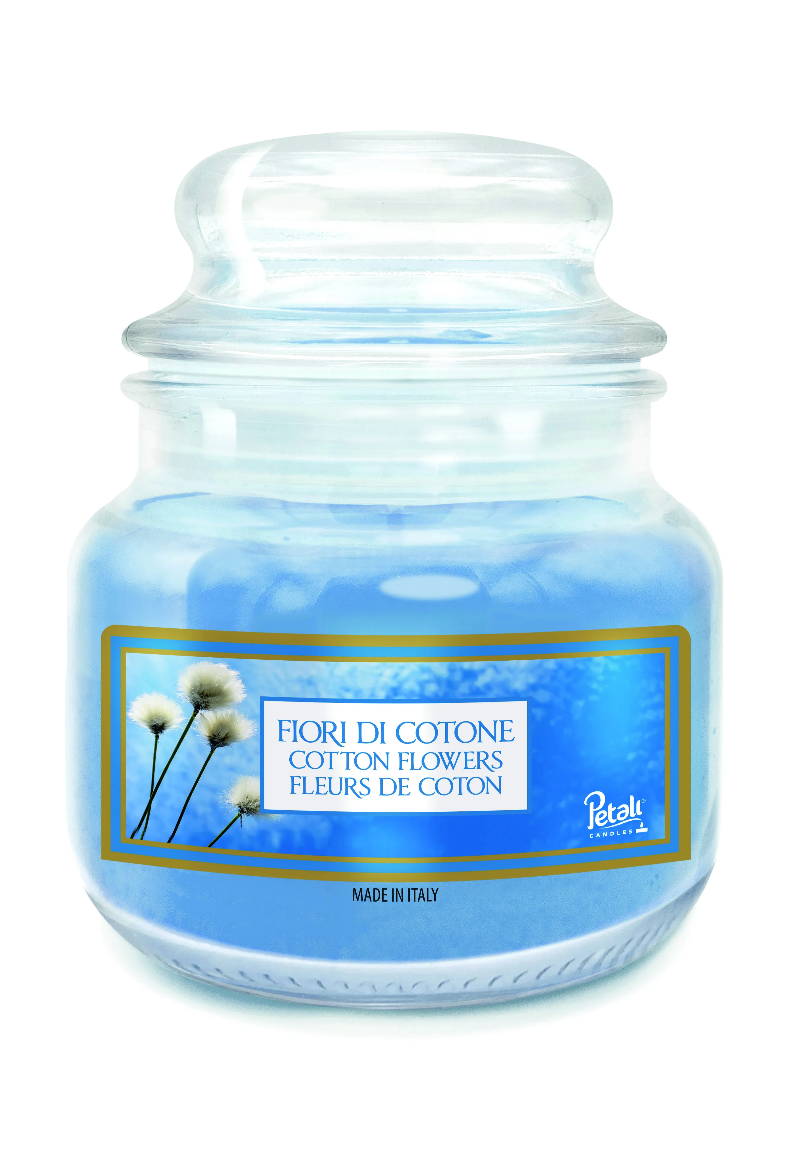 Cвеча ароматизированная в банке 100 г Хлопок/Cotton flowers PTLJ010325