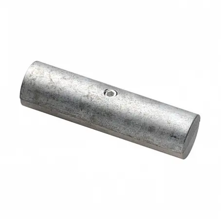 Соединитель труб 25 мм скрытый хром (1 шт) - пакет Tech-Krep