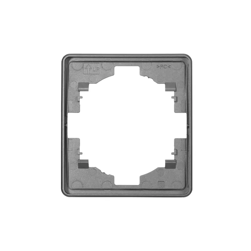 Рамка на 1 место титан Kranz Miele Round KR-78-0751-2