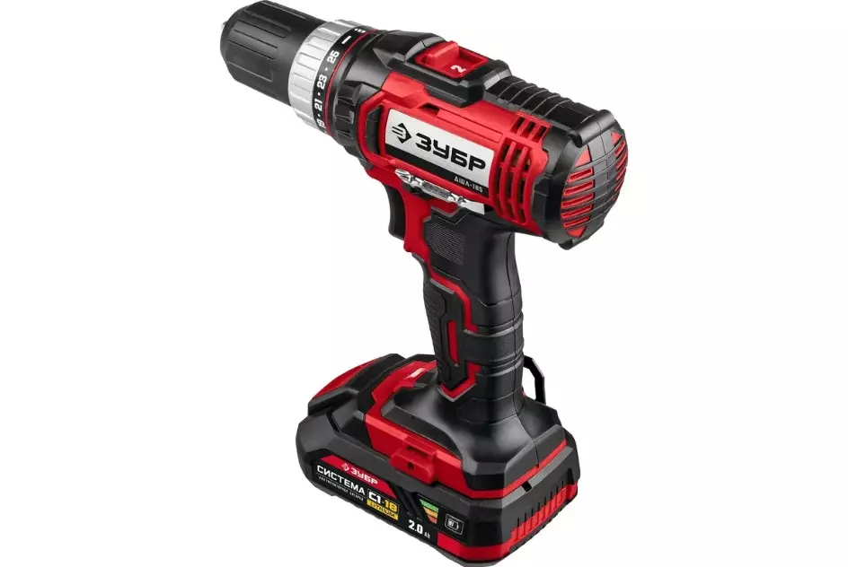 Шуруповерт аккумуляторный ЗУБР ДШЛ-185-22 18В 2Акб*2А\ч