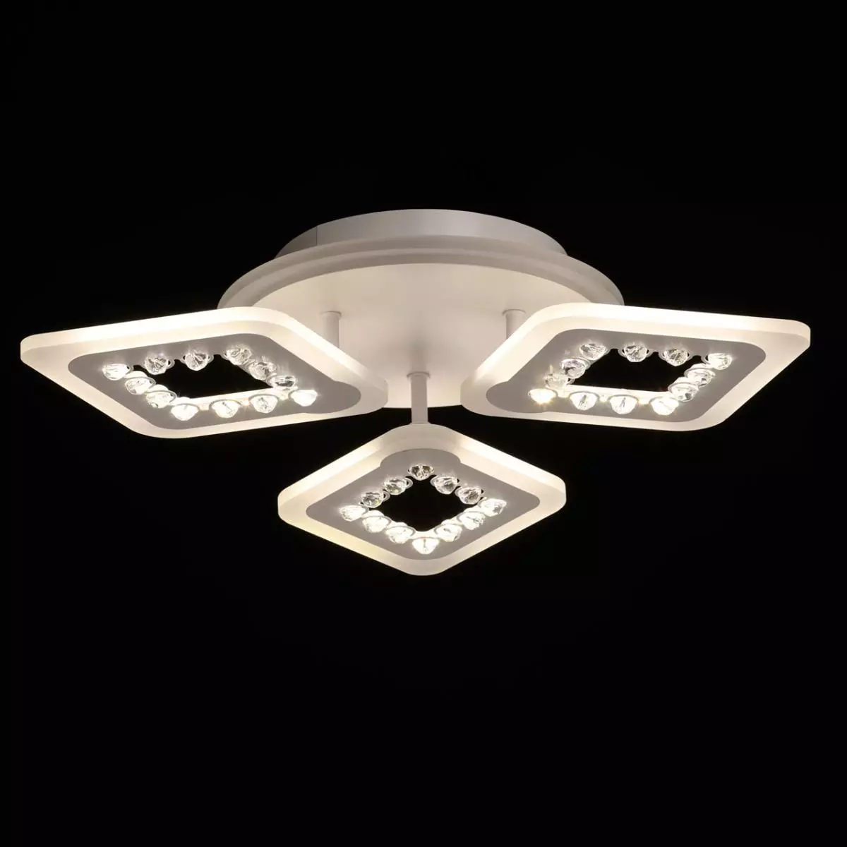 Люстра светодиодная 100Вт пульт белый De City 424014704