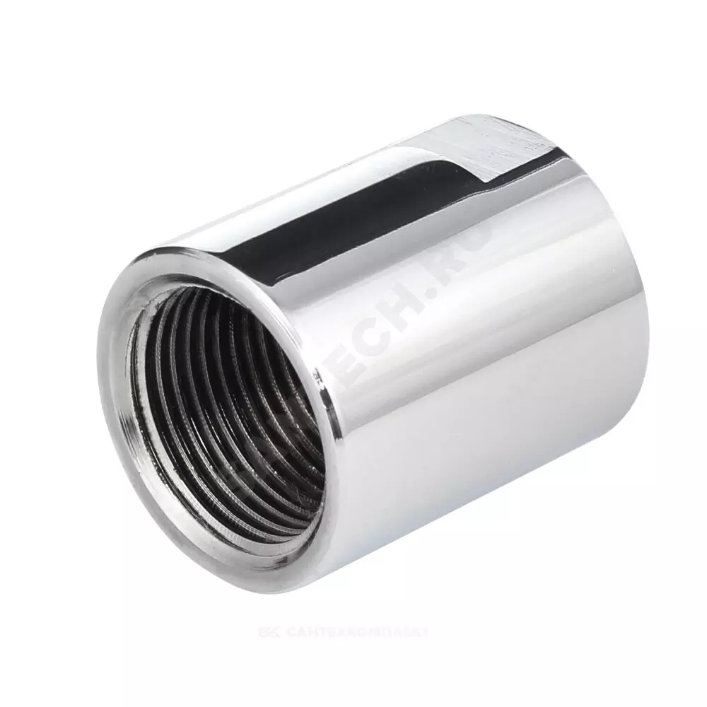 Соединитель для полотенцесушителя 1&quot;x1&quot; ВР хром Aquasfera 9208-02