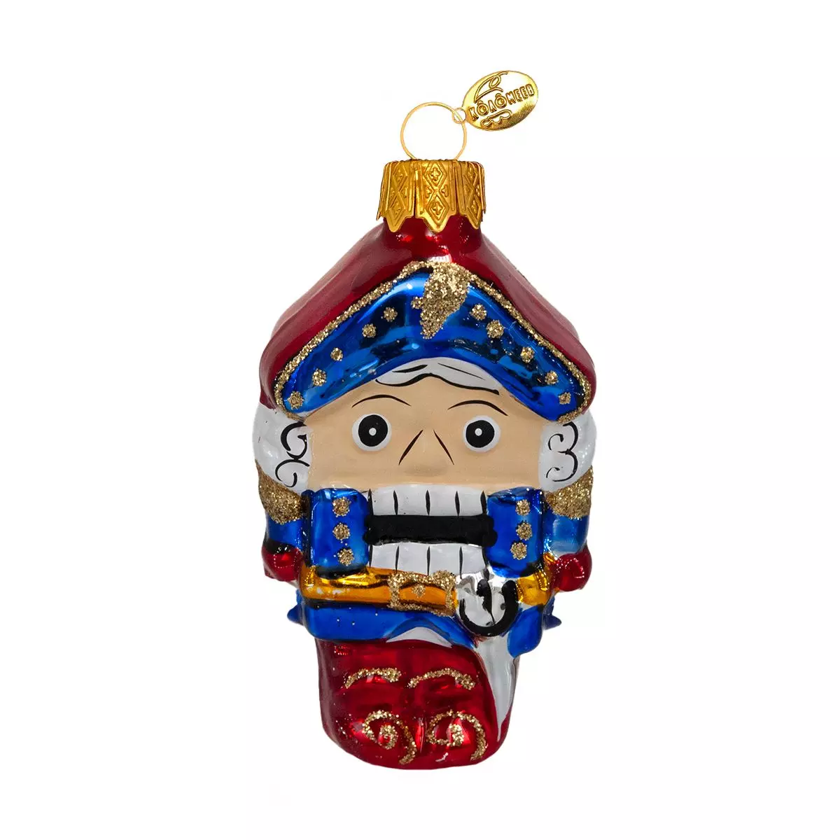 Формовая игрушка Щелкунчик сказочный синий 9 см Коломеев ФУ-526/1