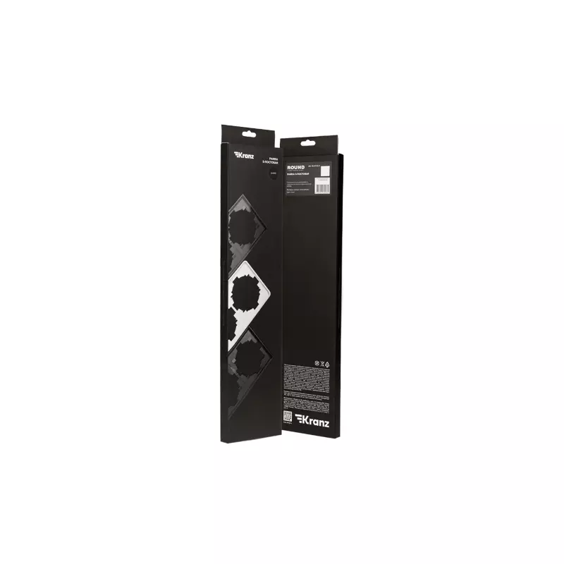 Рамка на 5 мест оникс Kranz Miele Round KR-78-0755-3