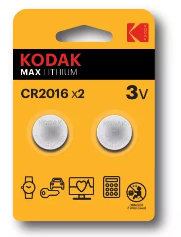 Батарейка Kodak CR2016 2шт