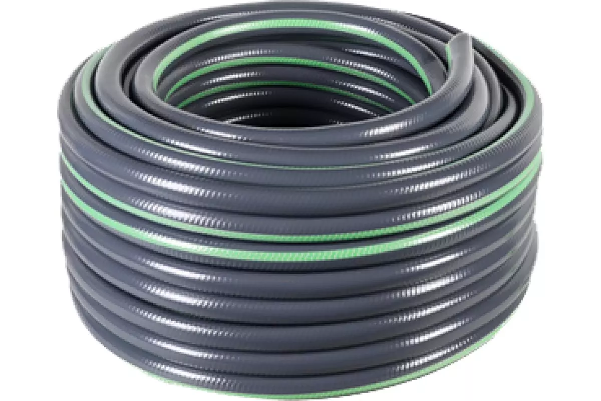 Шланг поливочный 1/2" 25 м армированный, 5-слойный, серый 7-22 бар "Исток" "В приДАЧУ" 1210166