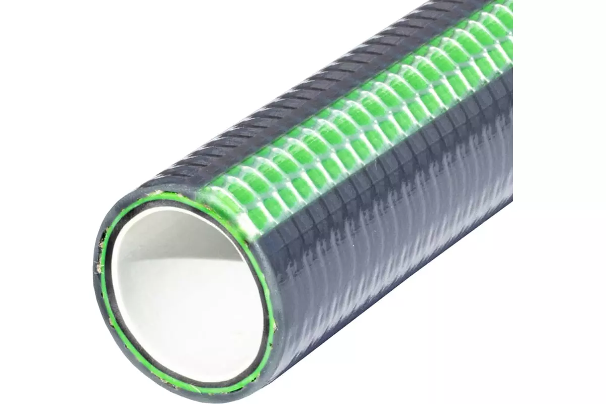 Шланг поливочный 1/2" 25 м армированный, 5-слойный, серый 7-22 бар "Исток" "В приДАЧУ" 1210166