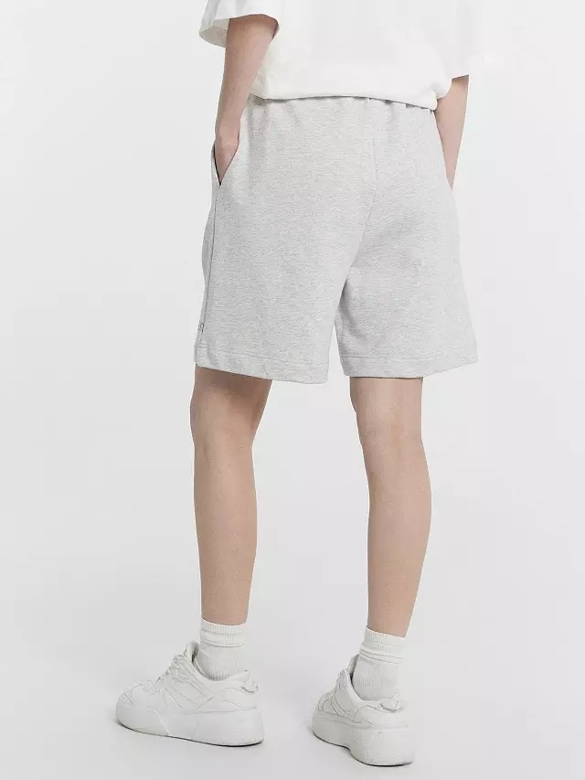 Шорты женские Mark Formelle 132359-1 серый меланж + печать, р-р 164/170-110 (52 / XXL)