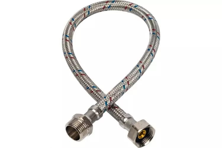 Гибкая подводка для воды 1/2&quot; ВР/НР, 1.2 м, Стандарт Monoflex Н01192