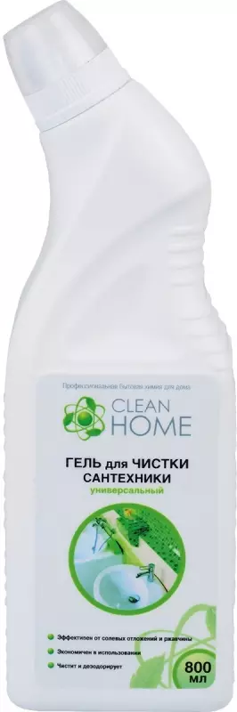 Чистящее средство CLEAN HOME для очистки сантехники 800 мл