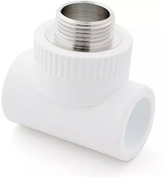 Тройник полипропиленовый комбинированный 20х1/2"х20 НР RTP 10753