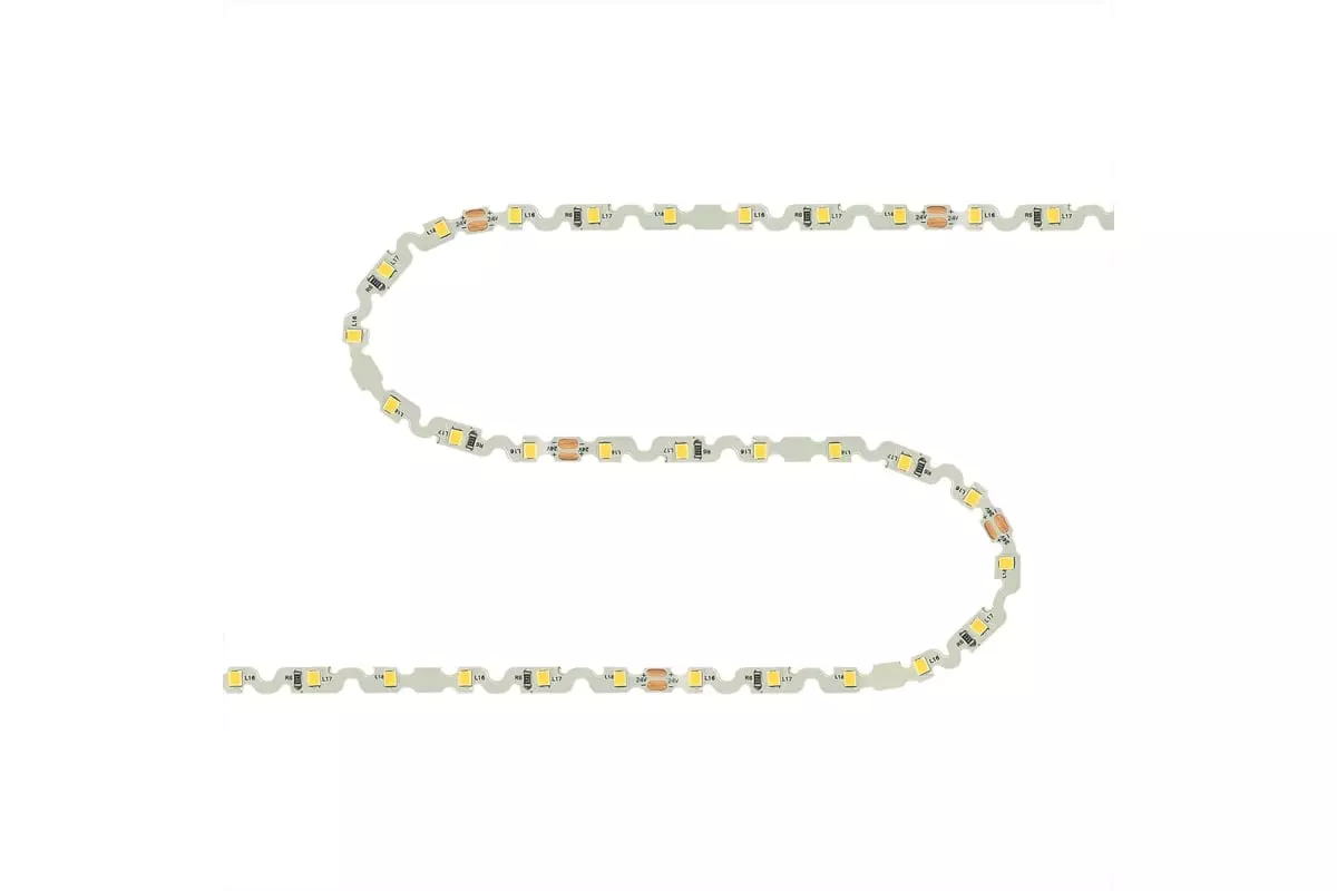 Светодиодная лента 24В 8Вт/м 700Лм/м 3000К 5м 6мм CRI&gt;80 SMD2835 60шт/м IP20 Apeyron 00-349
