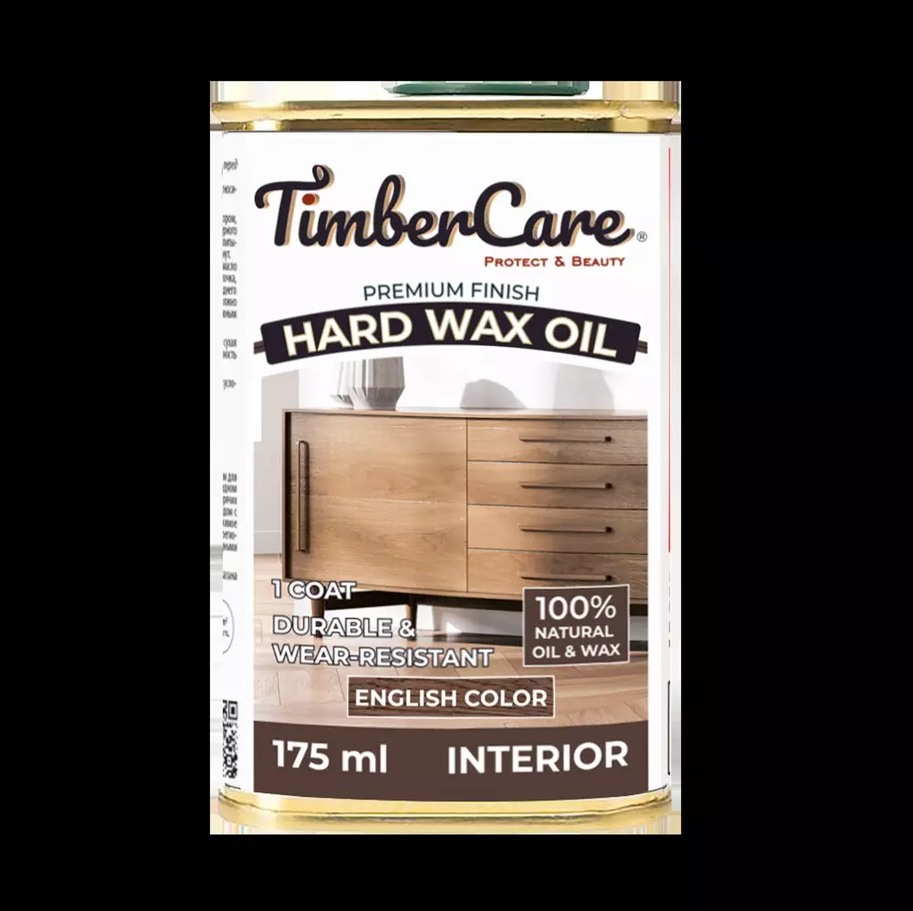 Масло тонирующее с твердым воском TimberCare Hard Wax Oil орех 0,175л
