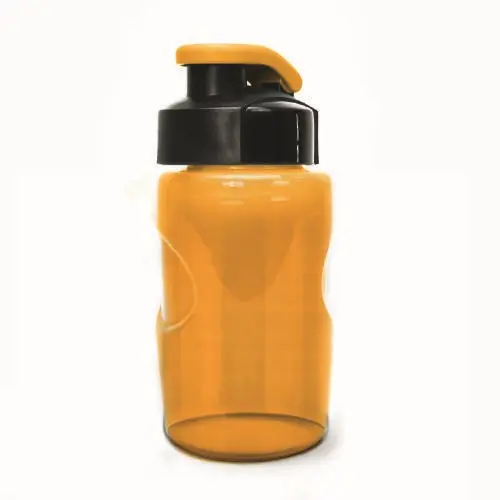 Бутылка для воды со шнурком 350 мл &quot;HEALTH and FITNESS&quot;, anatomic, жёлтый КК0155