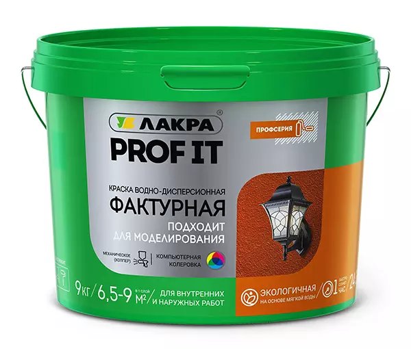 Краска фактурная Лакра PROF IT база С 8 кг 8307565