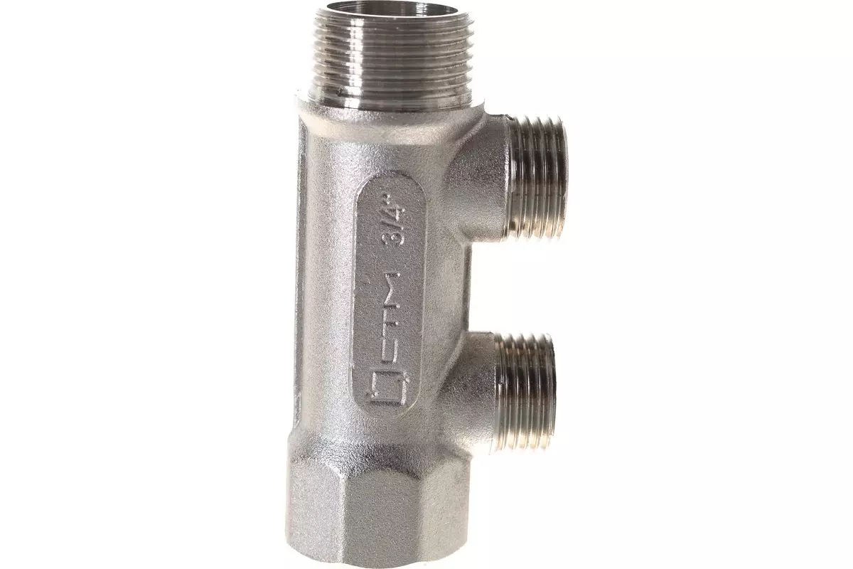 Коллектор 2 выхода 3/4&quot;х1/2 НР, СТМ C2MM3412