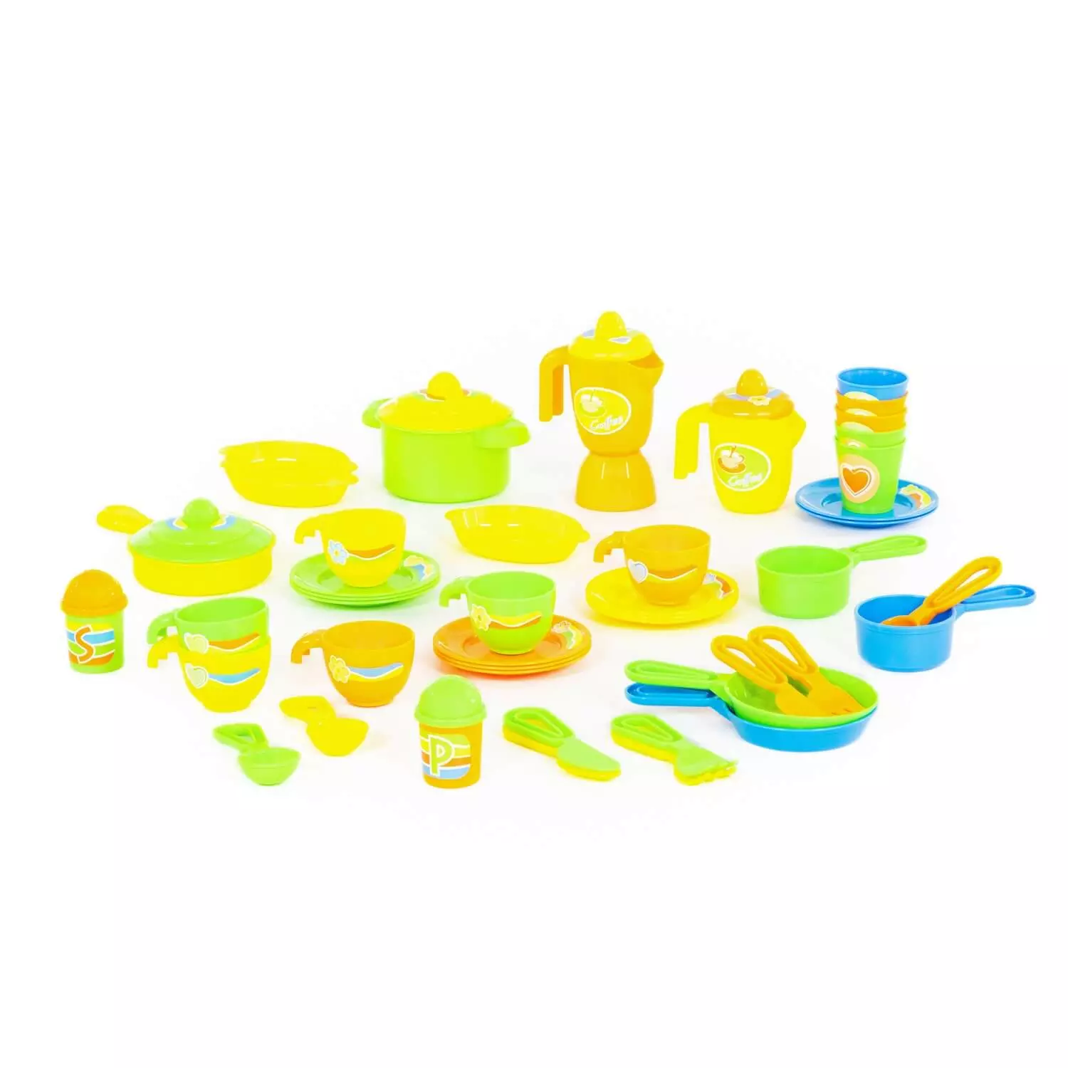 Набор детской посуды Полесье (50 элементов) 67906