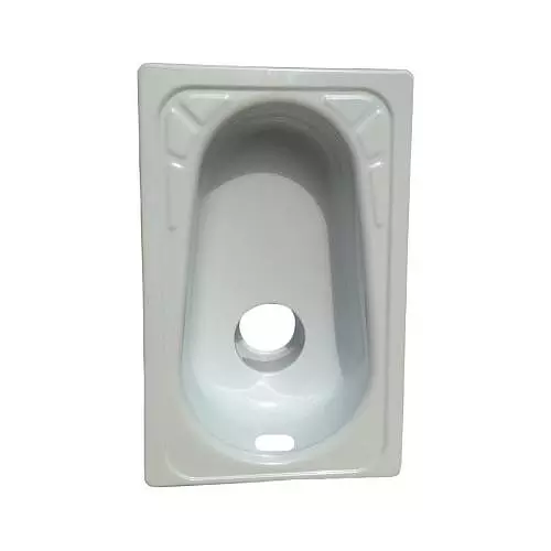 Чаша Генуя Сантэкс (Гомель) эмаслированная сталь со смещенным сливом в комплекте с сифоном и водорассекателем