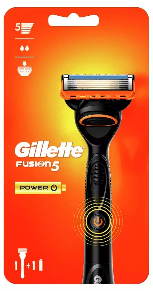 Станок для бритья Gillette Fusion Power с 1 сменной кассетой