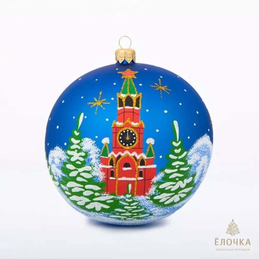 Елочный шар стекло 7 Праздничный Елочка С1096