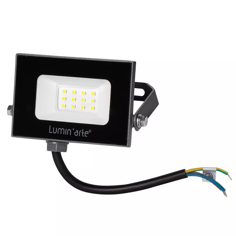 Прожектор светодиодный Luminarte LFL-10W/05 10Вт 5700К IP65 800лм черный