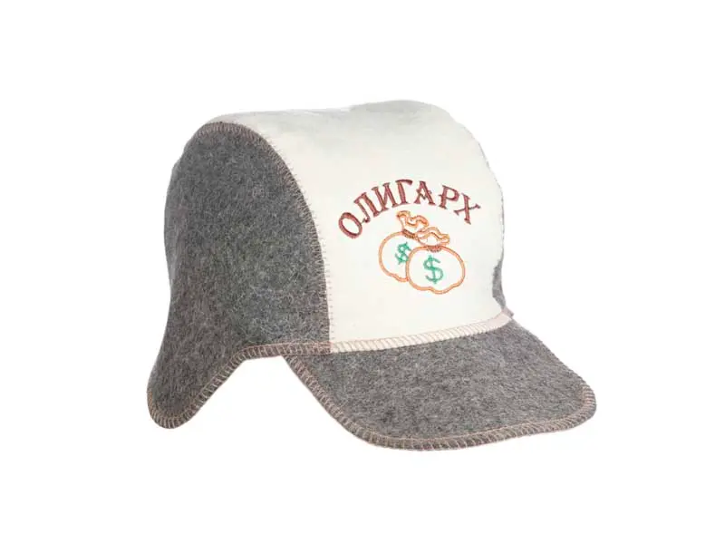 Шляпа для сауны Бейсболка Олигарх
