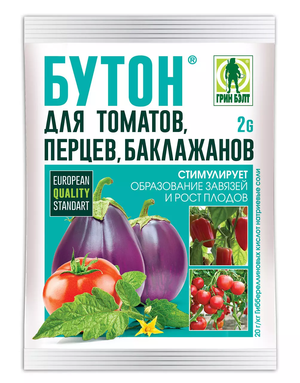 Бутон для томатов, перцев, баклажанов 2 гр ГБ/200