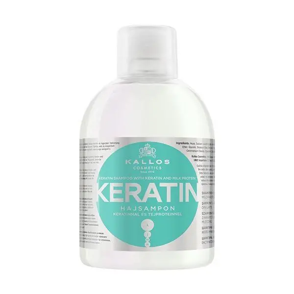 Шампунь KERATIN шампунь с Кератином и экстрактом молочного протеина для сухих, поврежденны