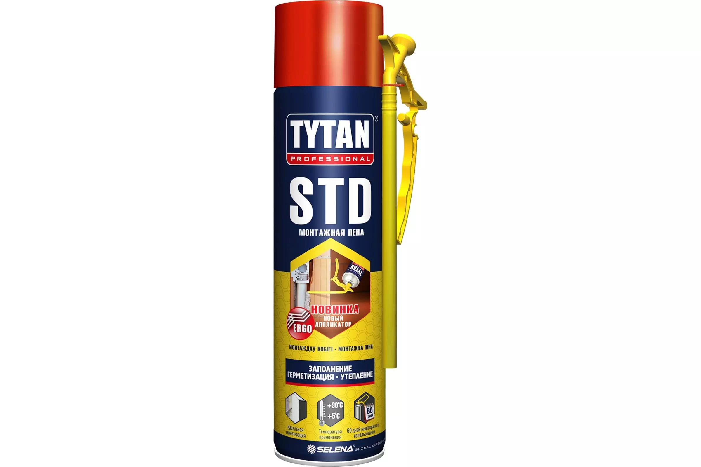 Пена монтажная бытовая Tytan Professional STD ERGO всесезонная 750 мл 96548