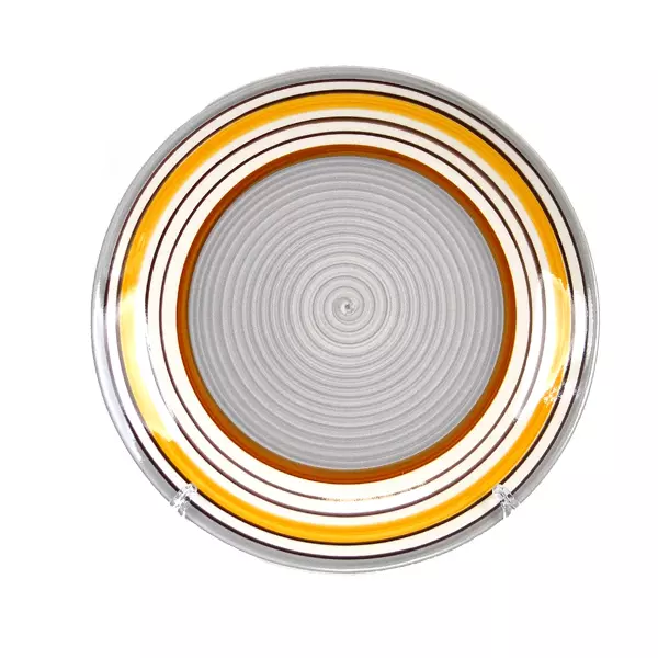 Тарелка обеденная 27 см Серый шелк, керамика SX-012