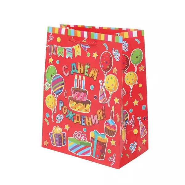 Подарочный пакет 18х23х8 см Тортик PM-122088-HBZ5