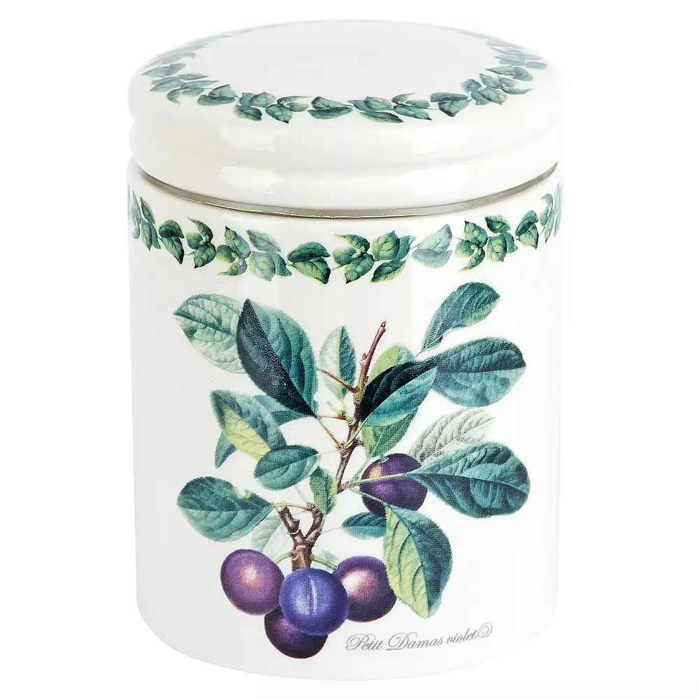 Банка для сыпучих продуктов 630 мл керамика &quot;Fruit Garden&quot; 10х10х13,5см