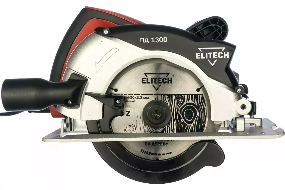 Циркулярная дисковая пила Elitech ПД 1300
