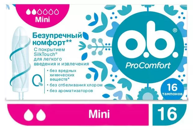Тампоны o.b. ProComfort Mini 16 шт