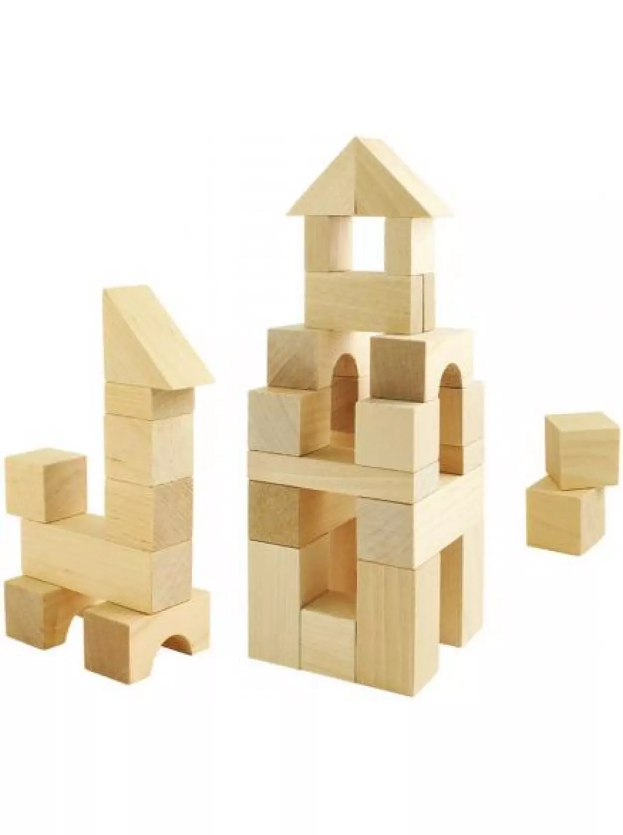Деревянный конструктор Строительный набор №1 (24 элемента) Пелси К626
